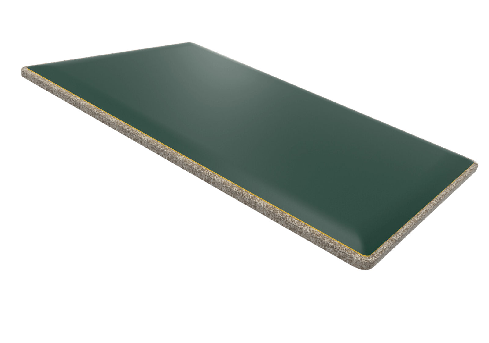 Fulton Standing Mat | Anti-Fatigue | Made from Natural Cork | Support for All-Day Comfort | Perfect for The Kitchen, Desk or Ergonomic Space | Green